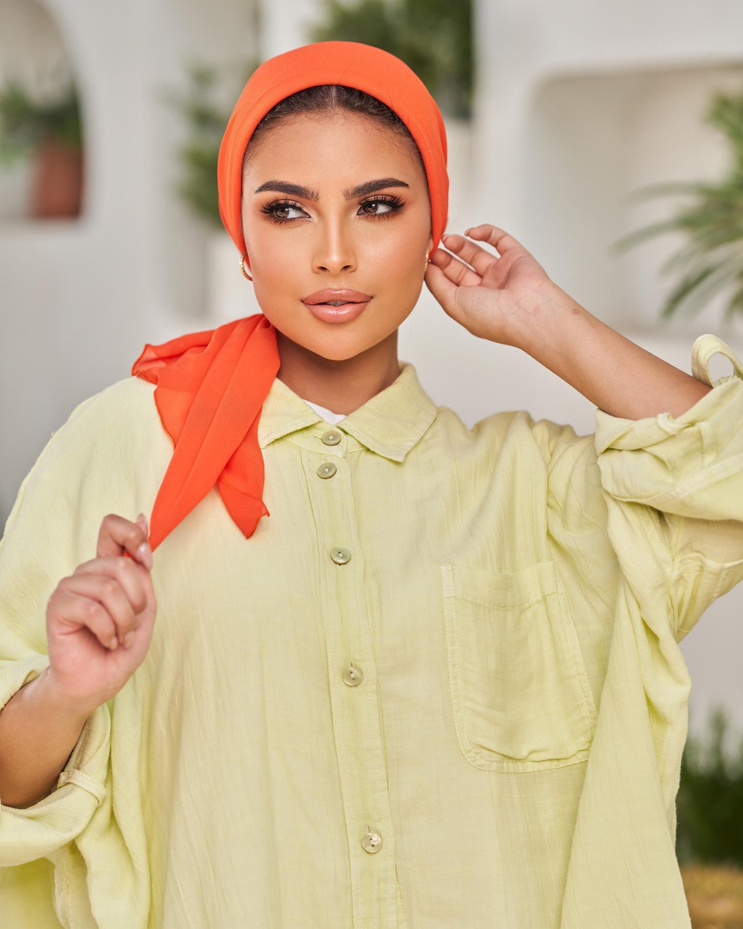Orange Mini Tie