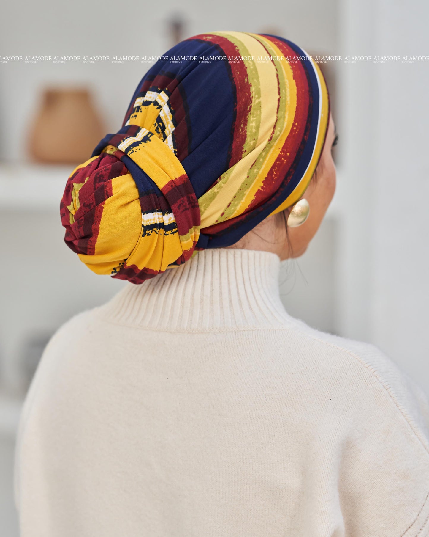 Single multi way turban