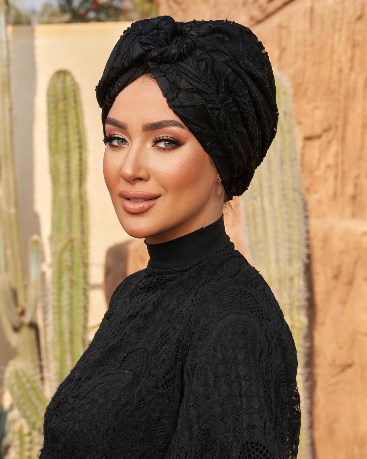 Black Easily Ring Turban