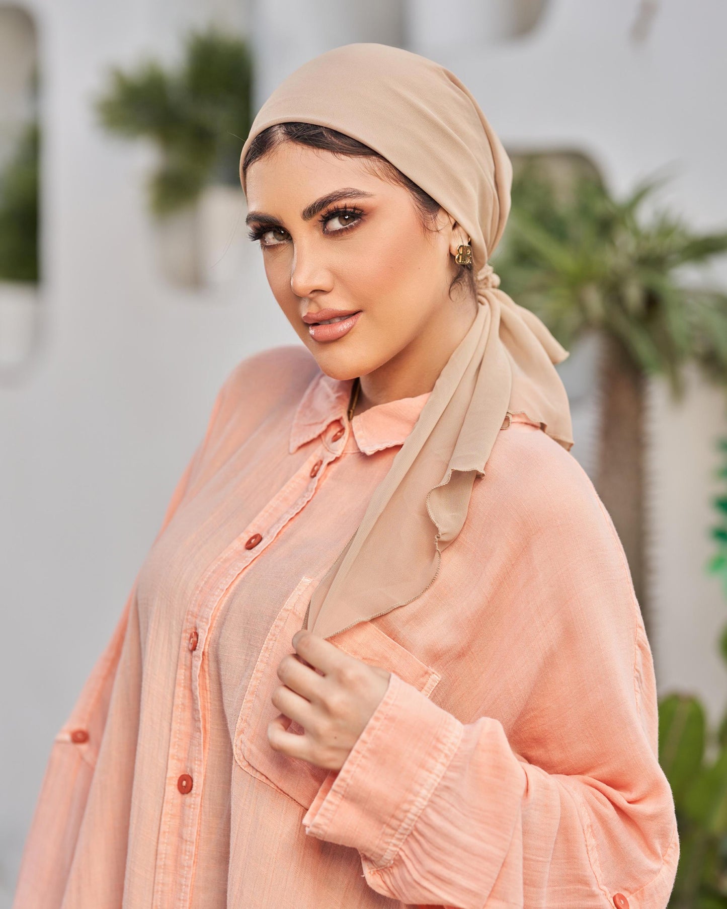 Light beige Mini Tie