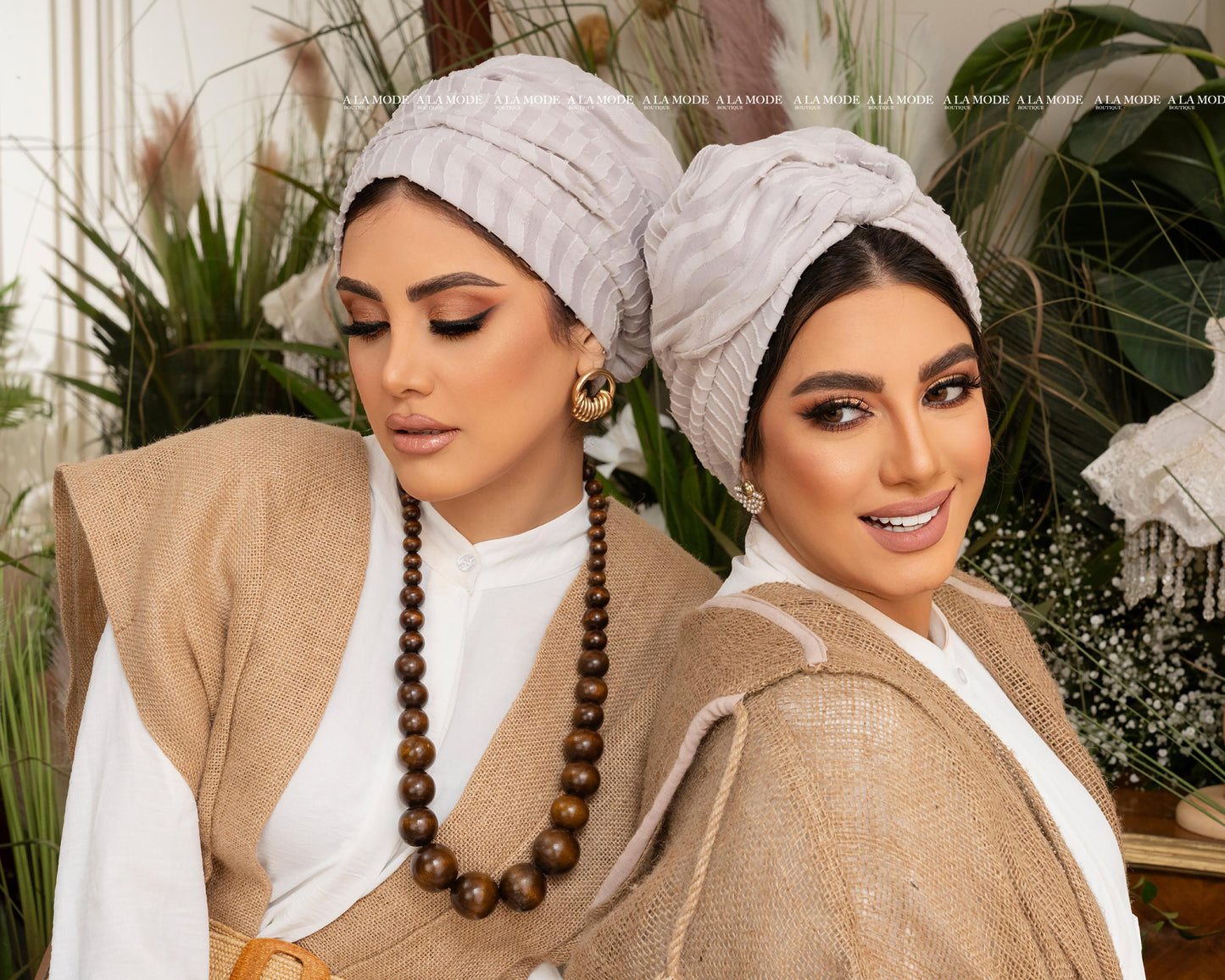 Nude Beige Easily Ring Turban