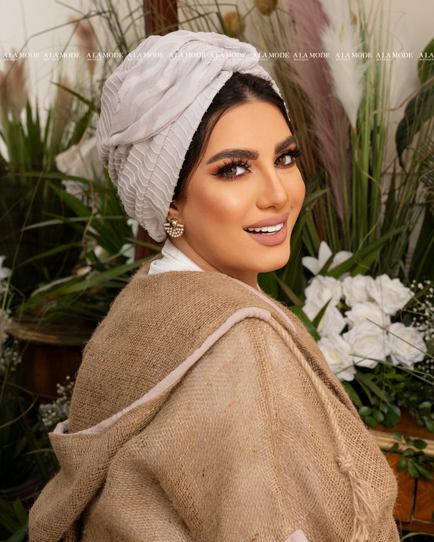 Nude Beige Easily Ring Turban