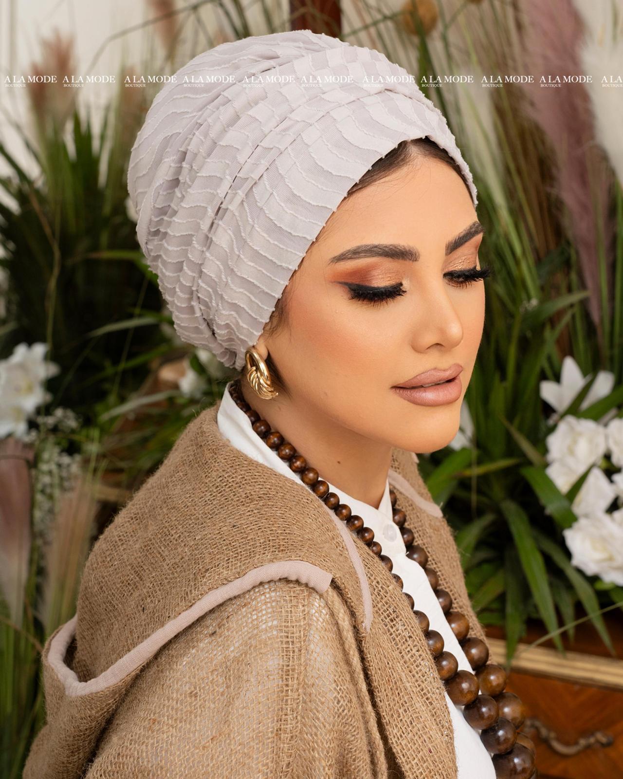 Nude Beige Easy Wear Turban