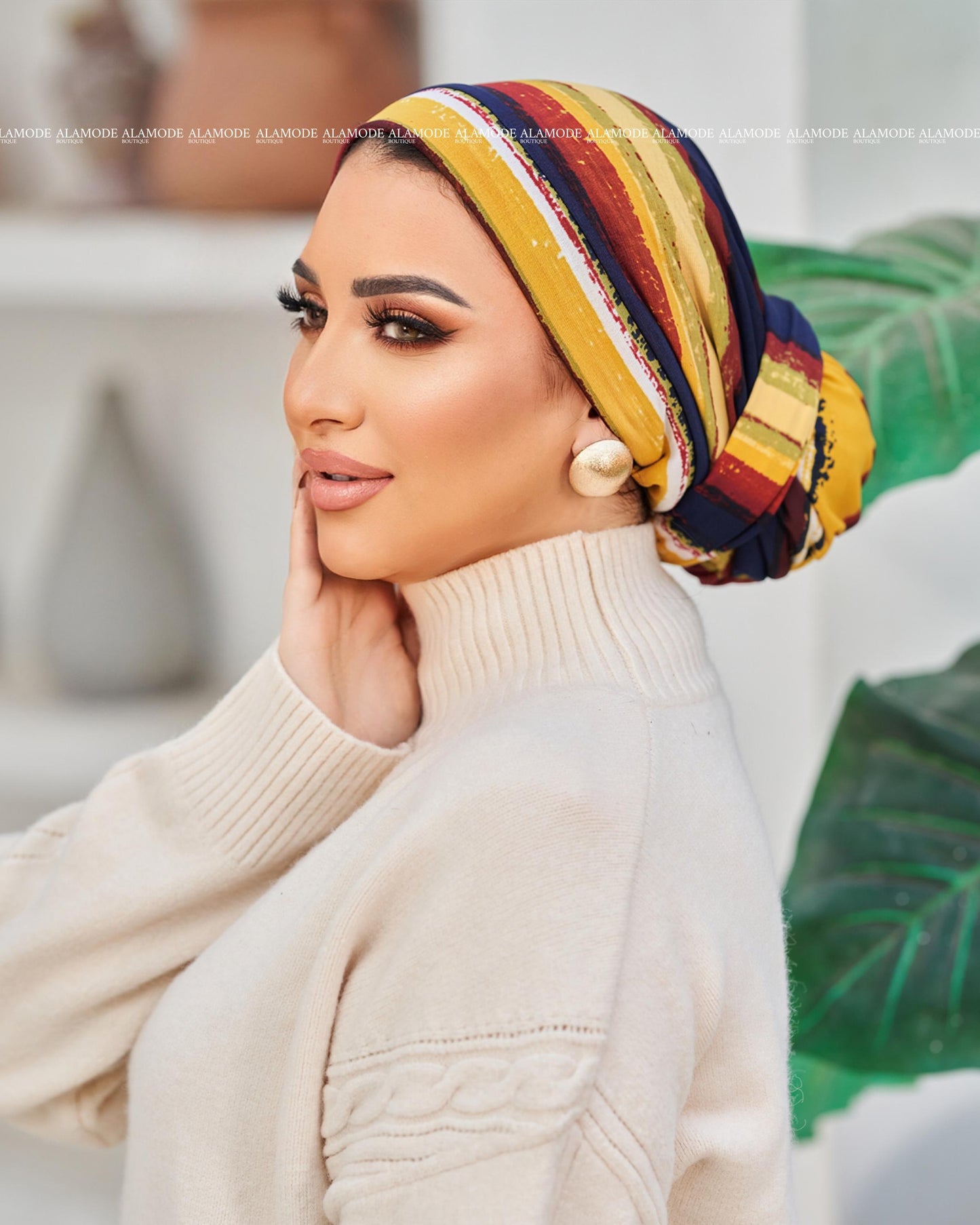 Single multi way turban