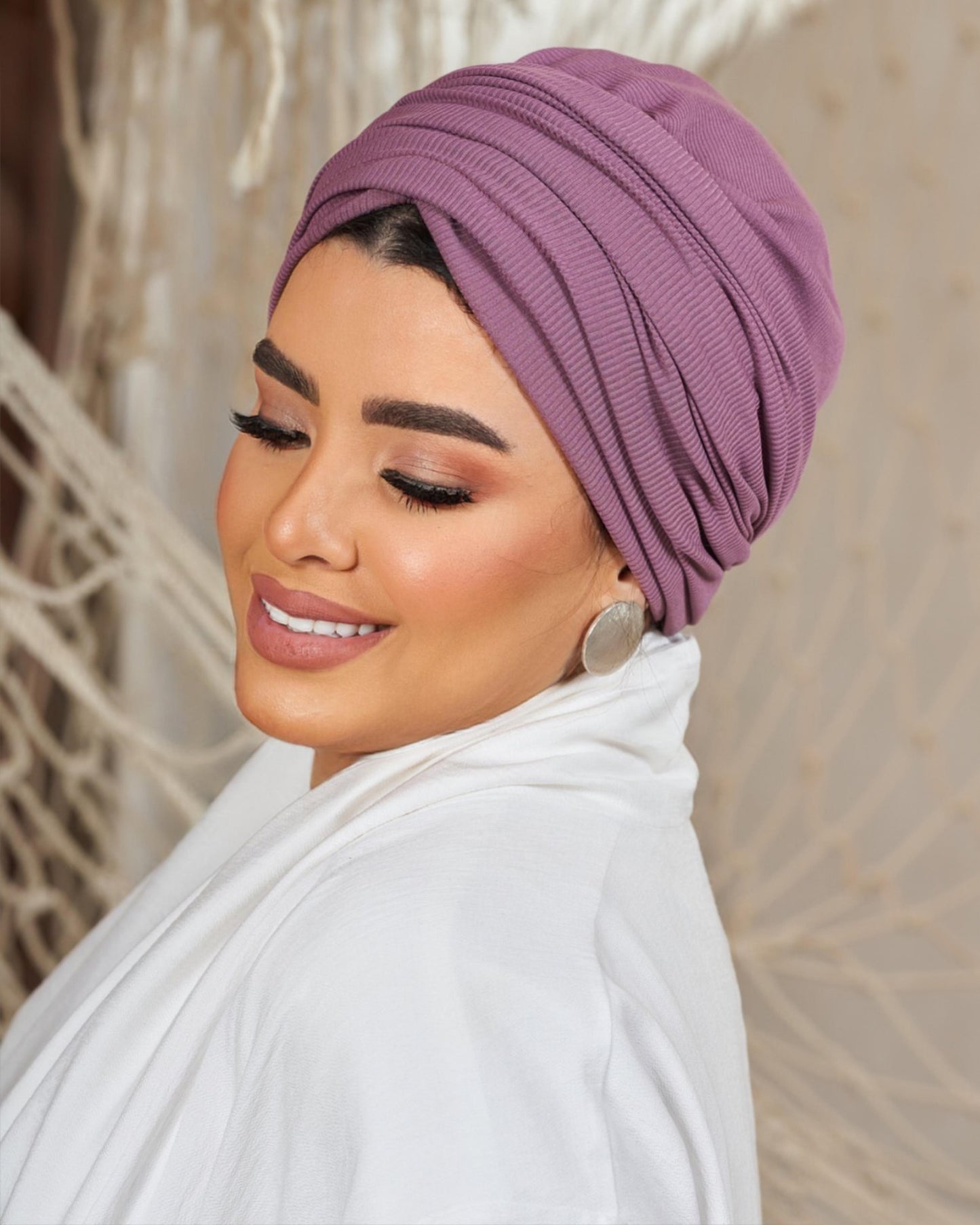 Purple Linked Draped