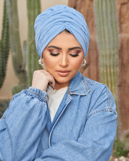 Blue Linked Draped