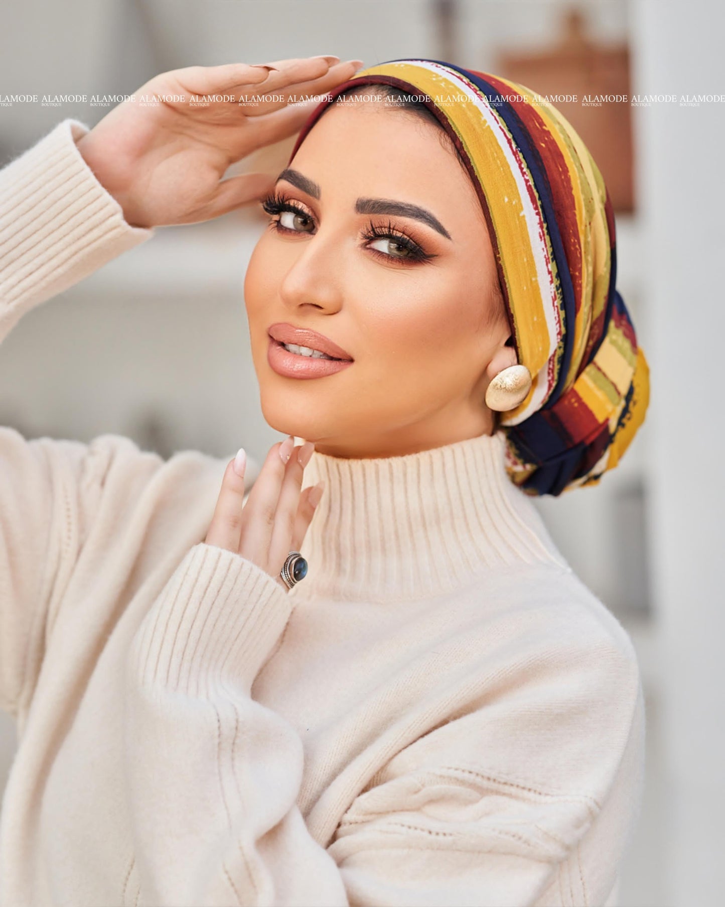 Single multi way turban