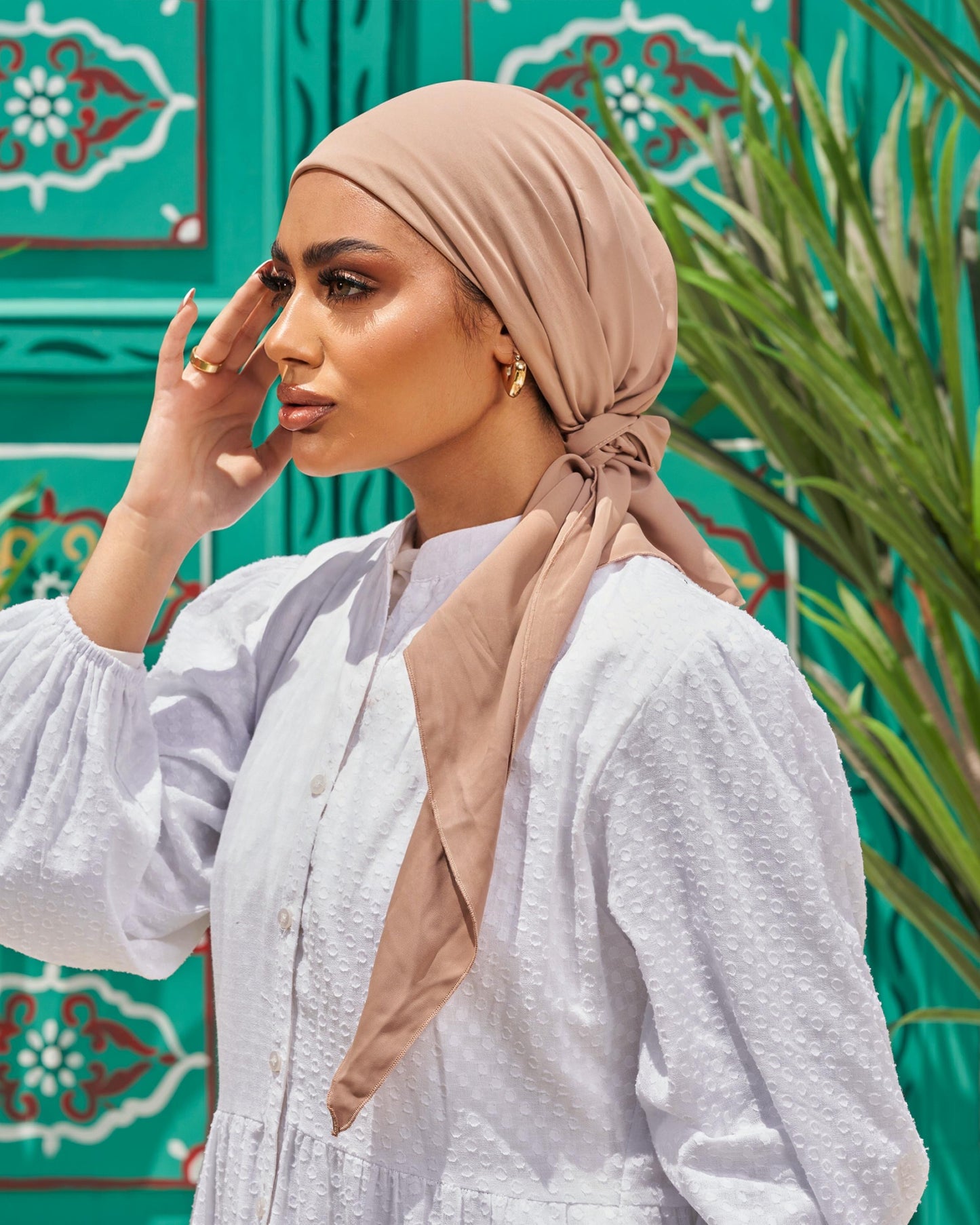 Beige Mini Tie