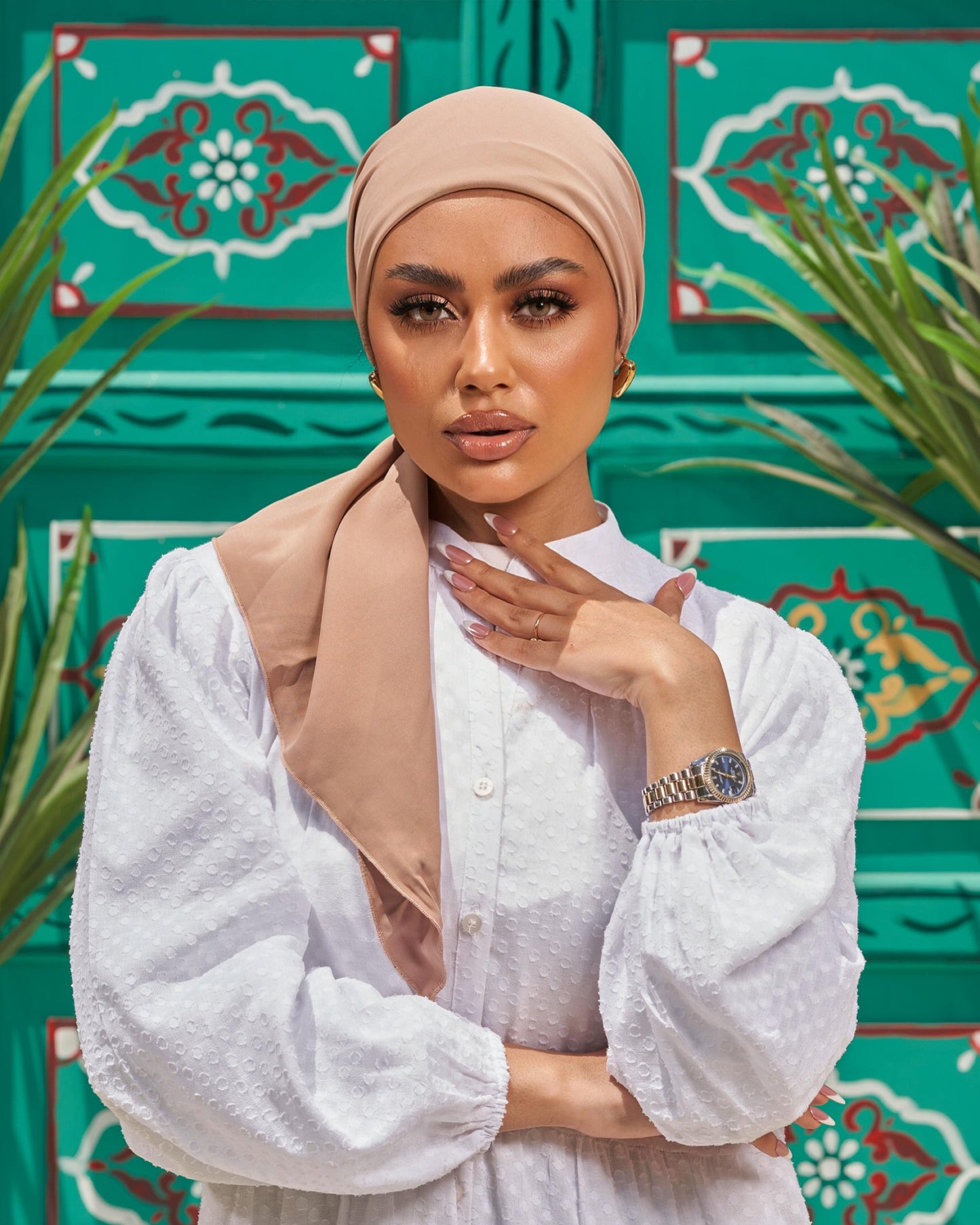 Beige Mini Tie
