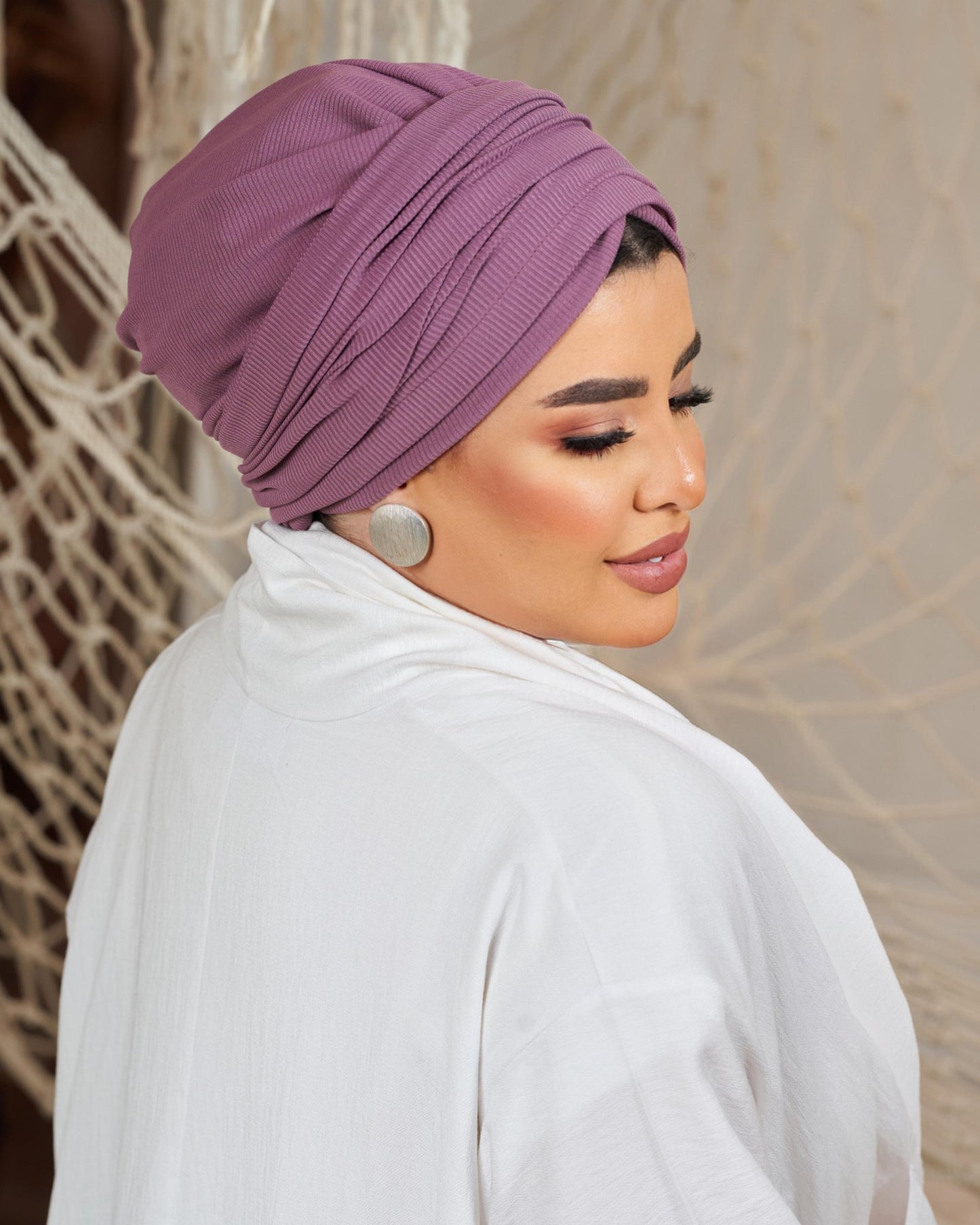 Purple Linked Draped