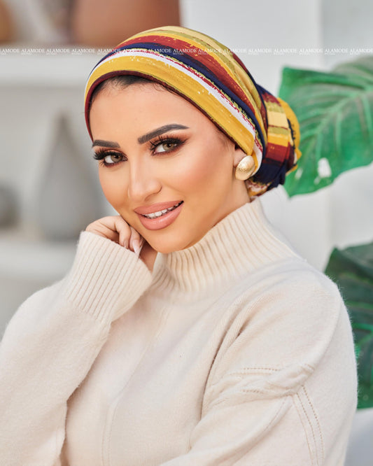 Single multi way turban