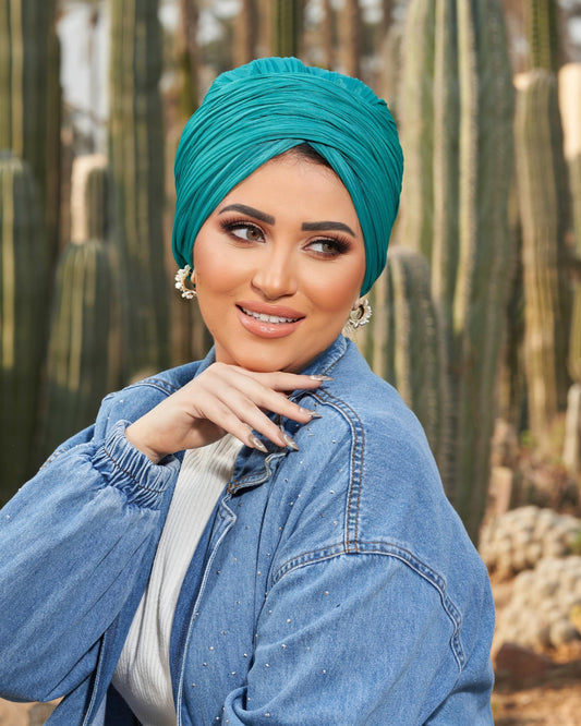 Turquoise Linked Draped