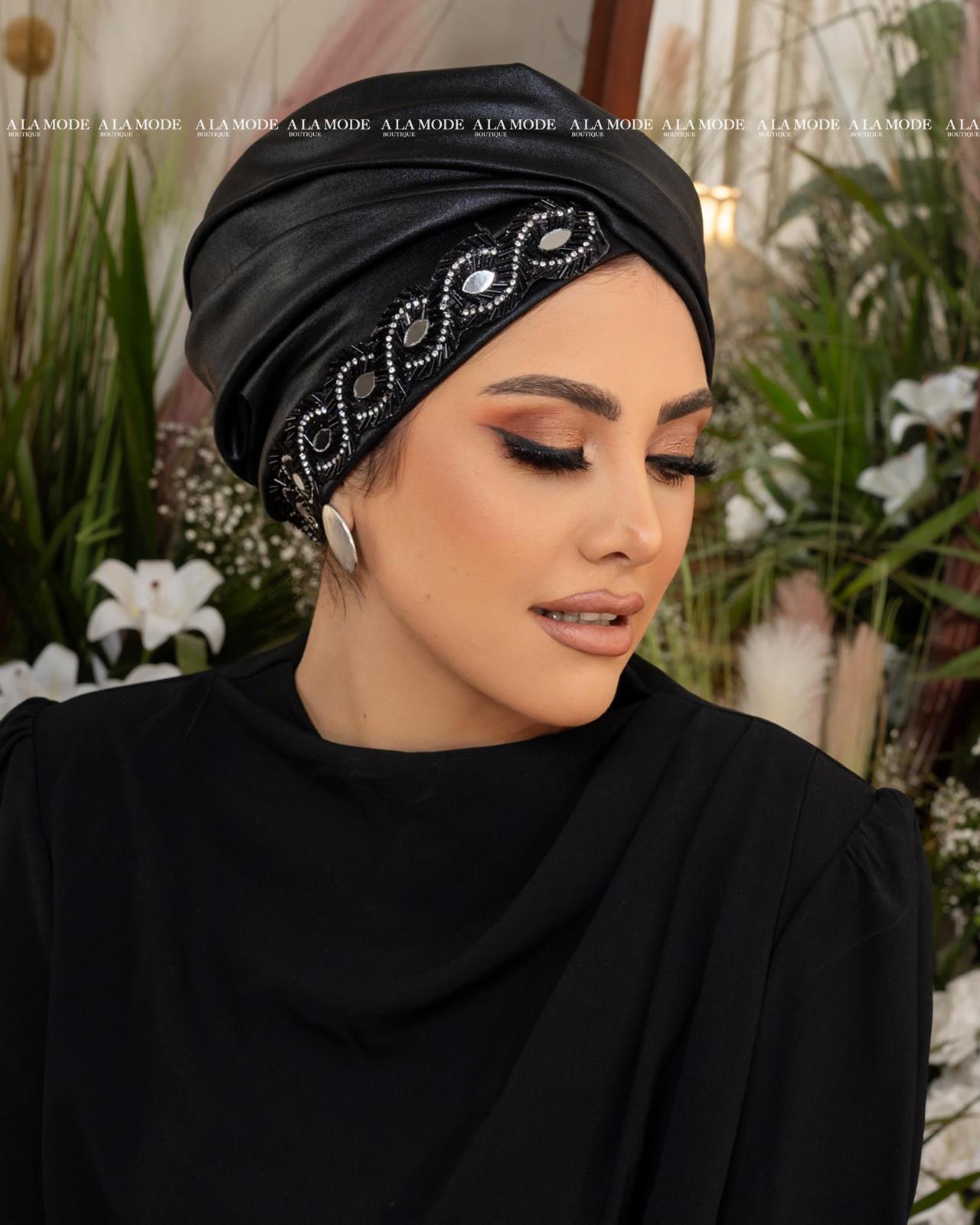 Black Easy Wear Turban